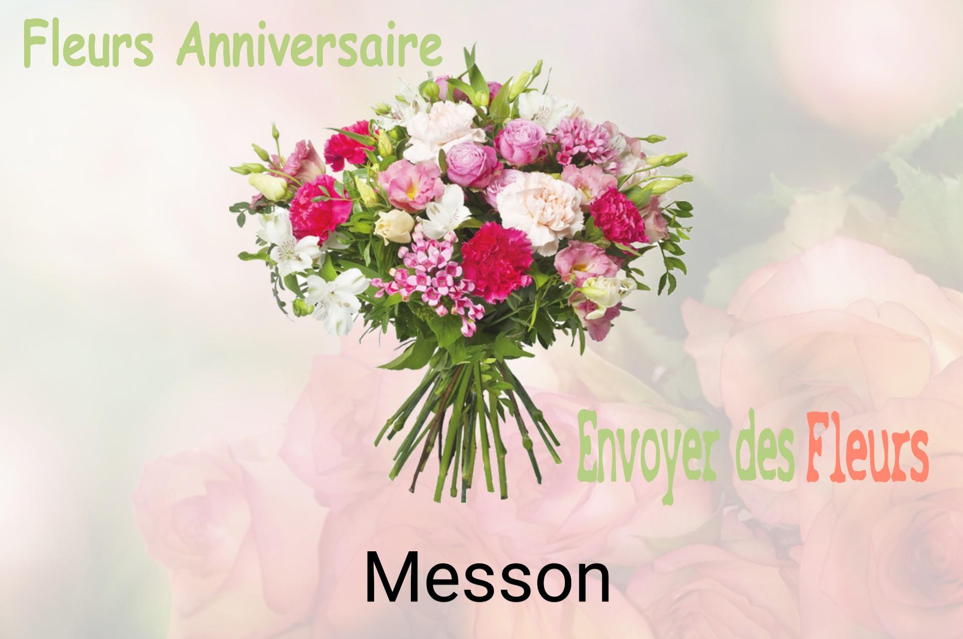 Bouquet de fleurs d’anniversaire livré à Messon
