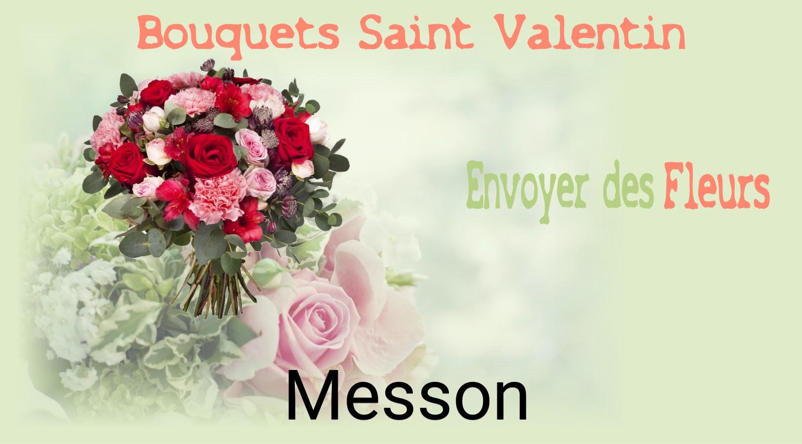 Roses de Saint-Valentin livrées à Messon